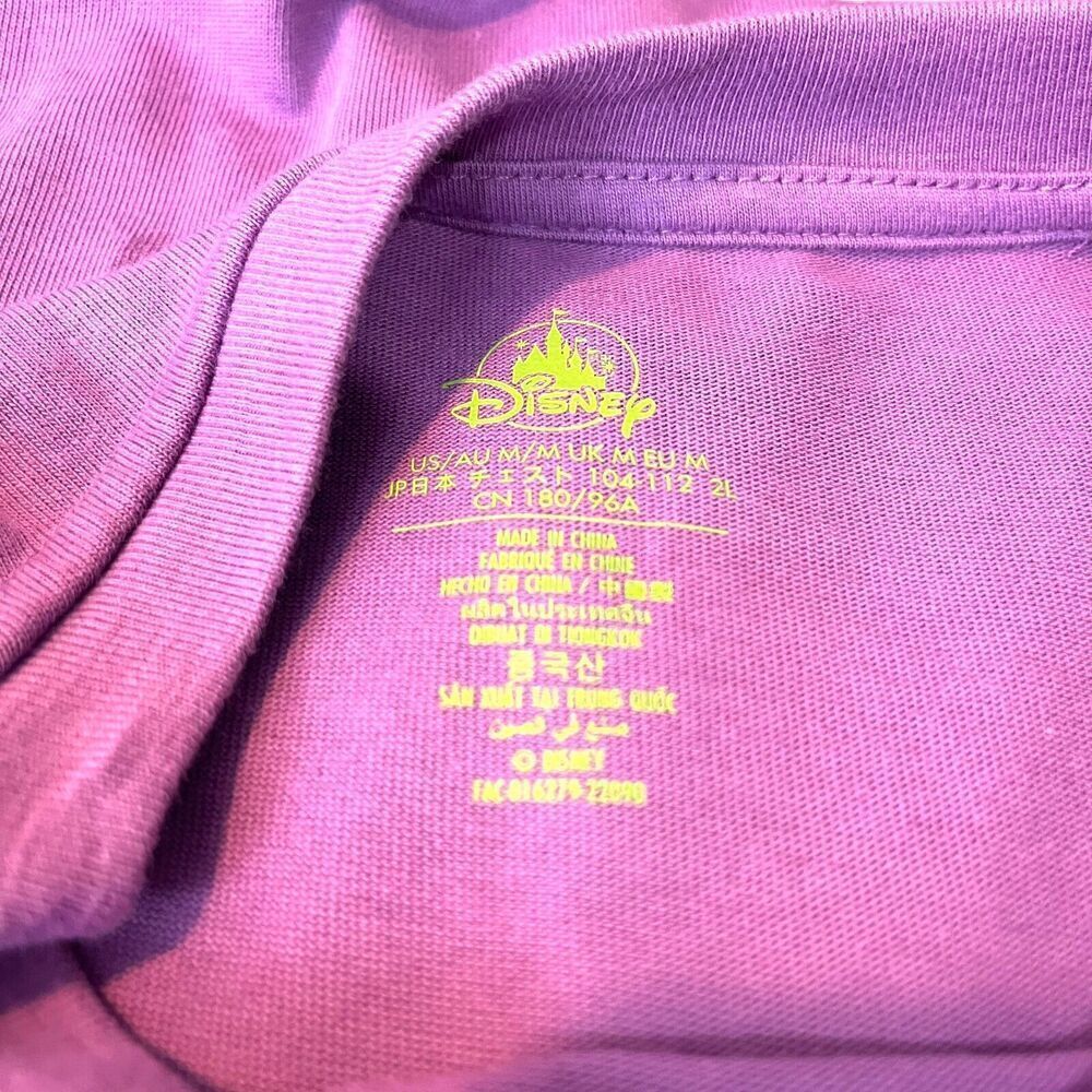 Disney Shirt Mens Medium Purple Long Sleeve Nightmere Before Christmas Jack - Picture 6 of 7